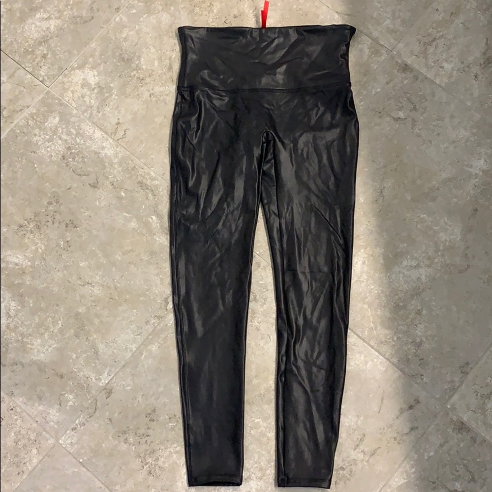 Spank Faux Leather leggings